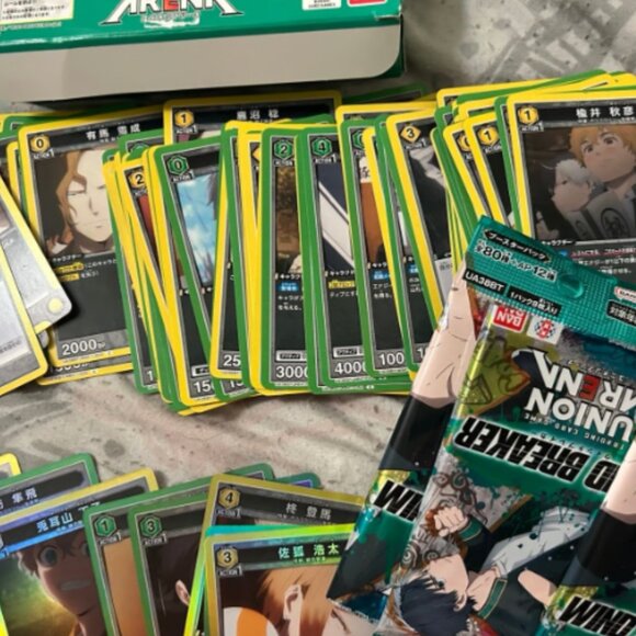 Wind Breaker Union Arena Trading Card Game Lot of 120 Cards w/ Box Bandai Namco - Picture 3 of 4